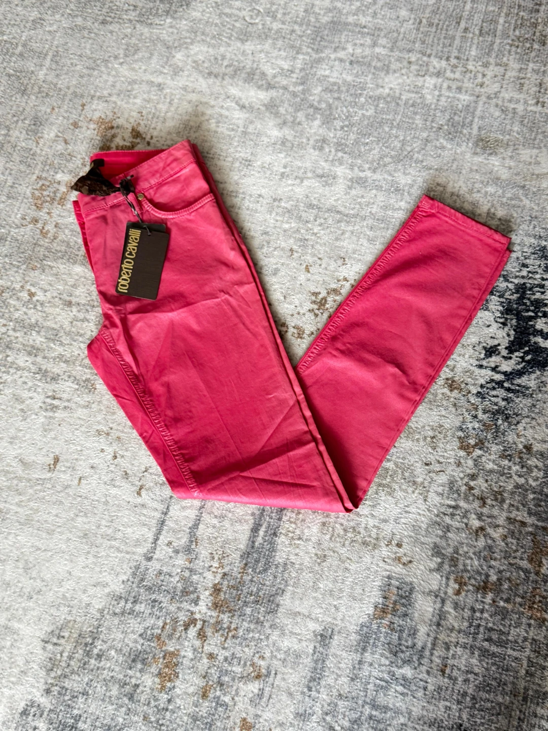 Roberto Cavalli Pink Trousers