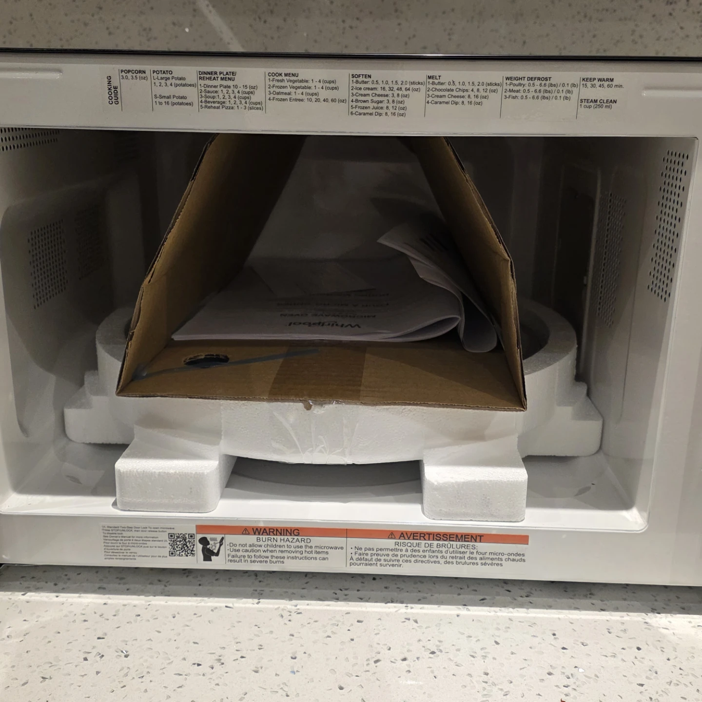 Whirlpool 1.6 Cu. Ft. Sensor Microwave - New - photo 4