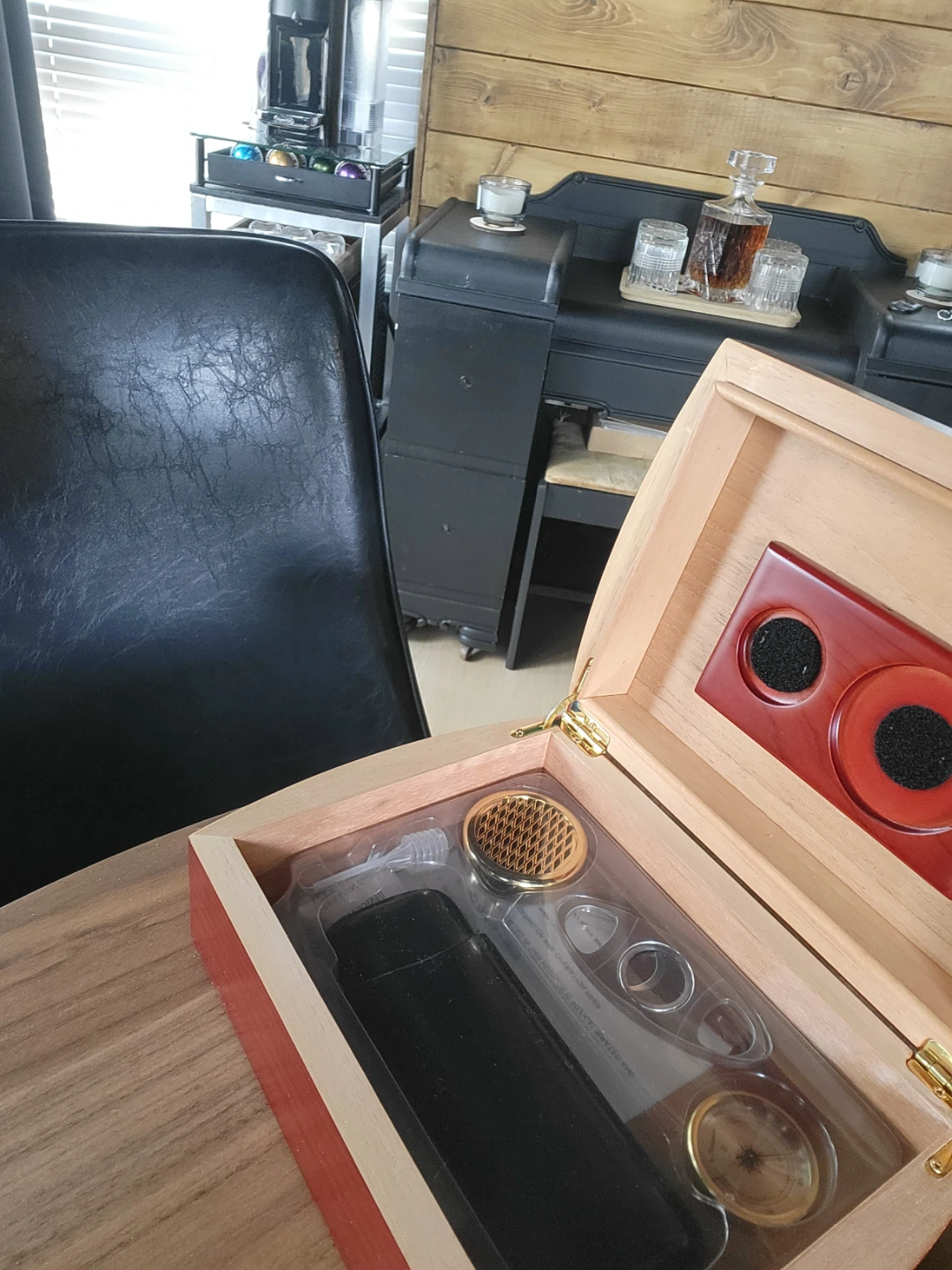 Cigar Humidor Box with Accessories - photo 5