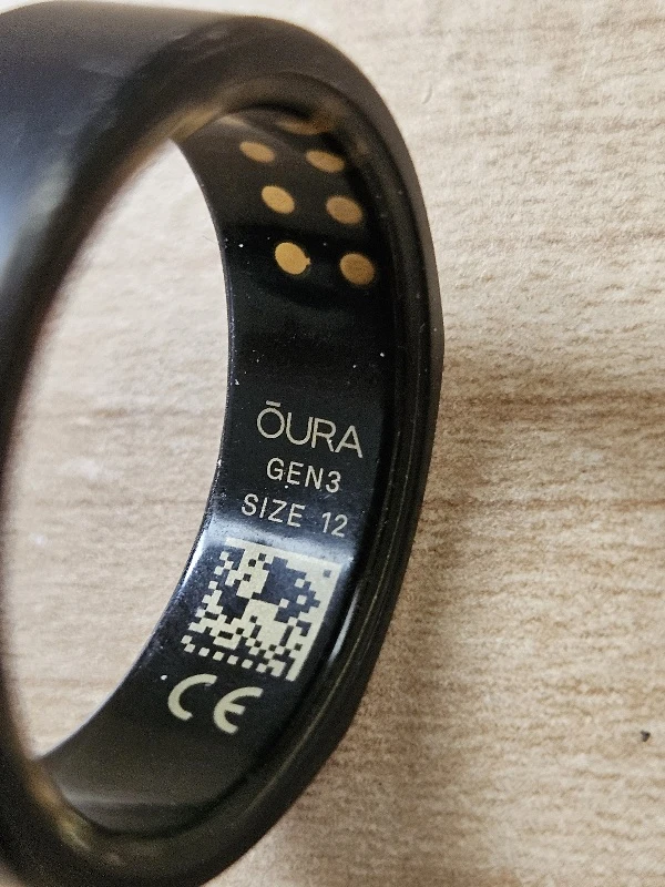 Oura Ring gen. 3 size 12 Black - photo 2
