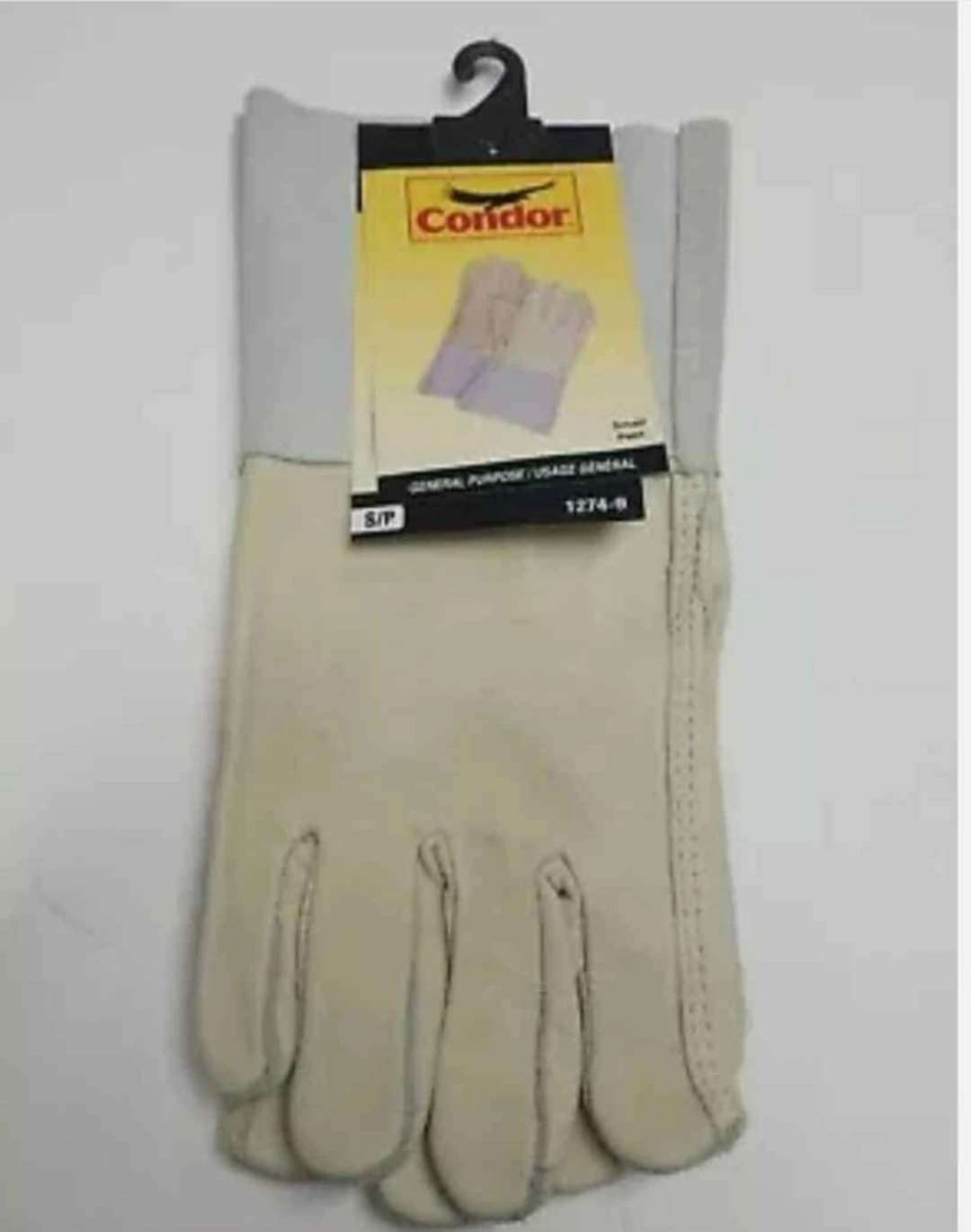 (New )Condor 1274-9 Leather General Purpose Gloves w/ ...
