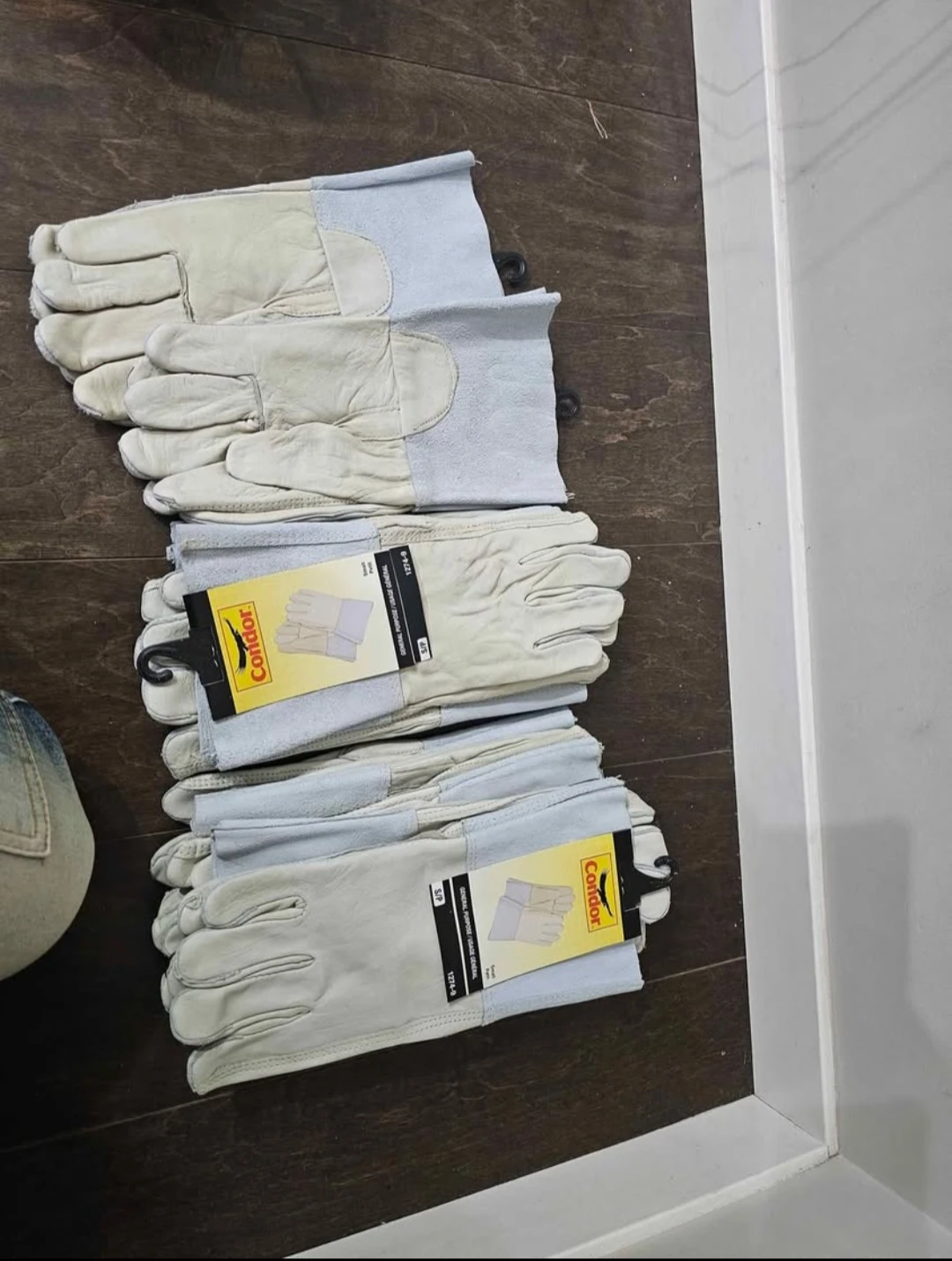 (New )Condor 1274-9 Leather General Purpose Gloves w/ ... - photo 4