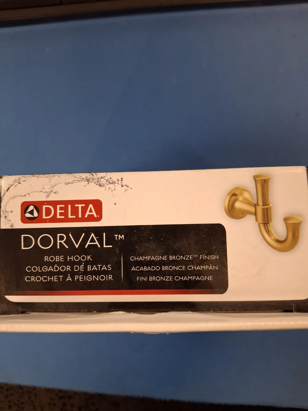 Delta Dorval Robe Hook - Champagne Bronze Finish - photo 3