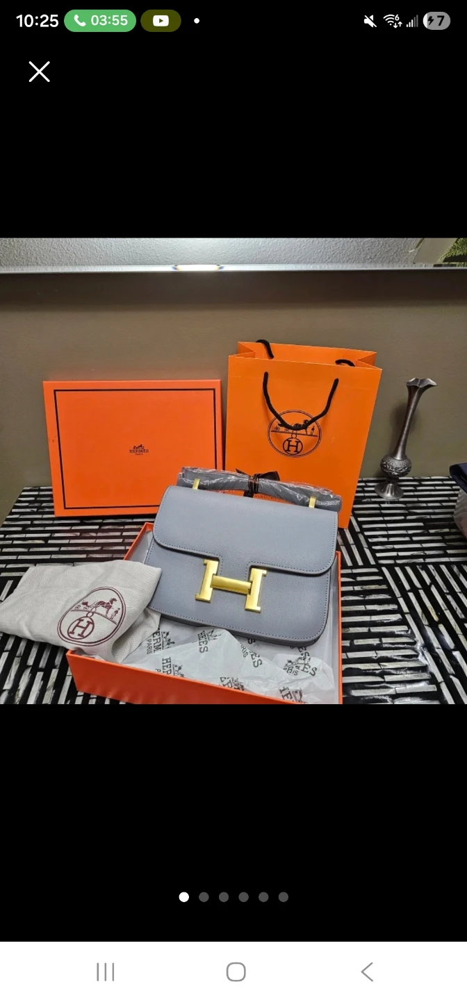 Hermes Constance Bag - Light Blue