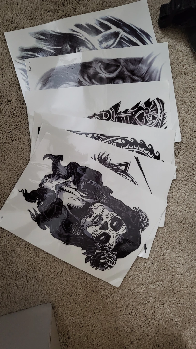 Temporary Tattoo Sheets - Various Designs