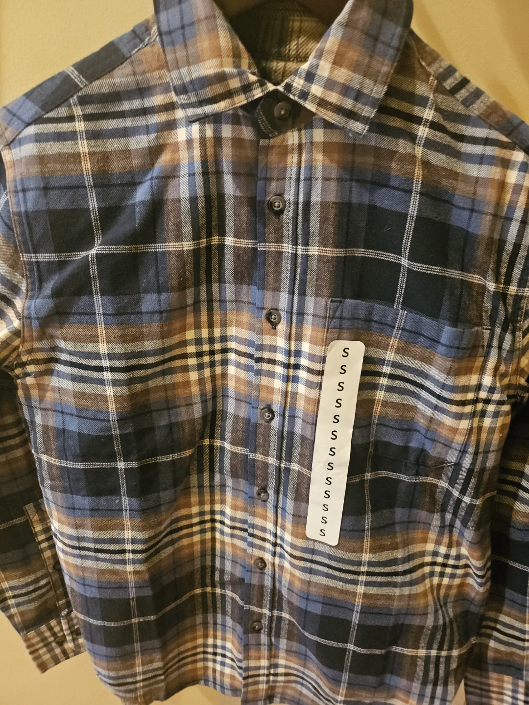 Eddie Bauer Plaid Flannel Shirt - Size Small - photo 2