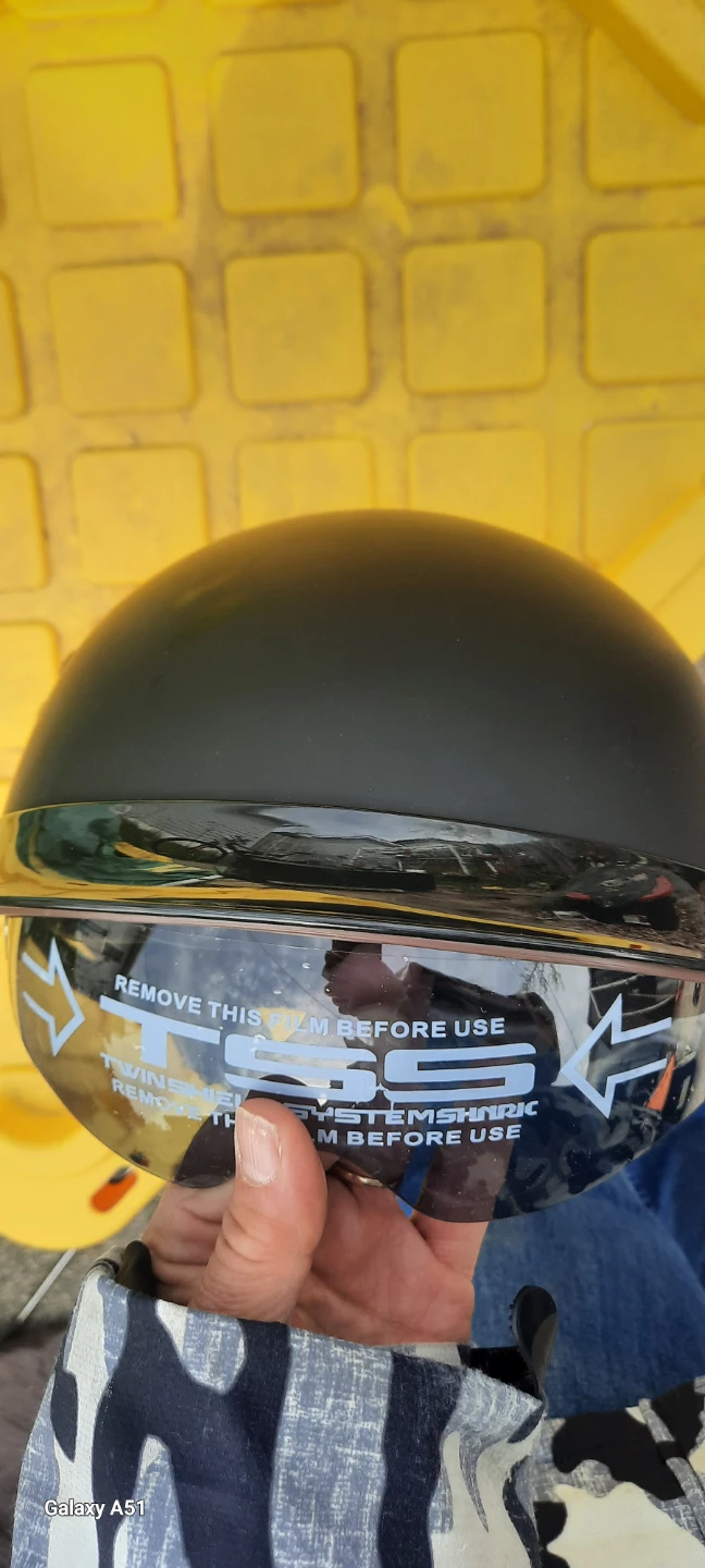 Matte Black Motorcycle Helmet