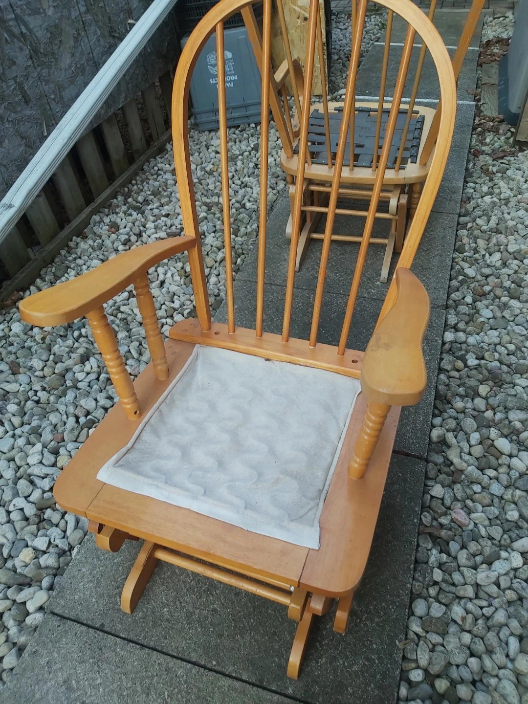 Wooden Rocking Chair - photo 5
