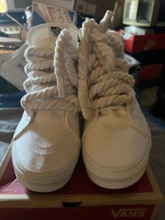 Vans Sk8-Hi Platform High Top Sneakers White
