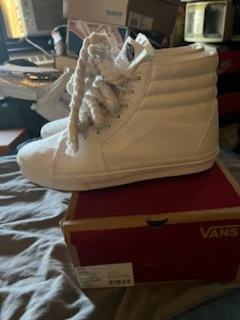Vans Sk8-Hi Platform High Top Sneakers White - photo 2