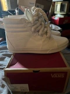 Vans Sk8-Hi Platform High Top Sneakers White - photo 3