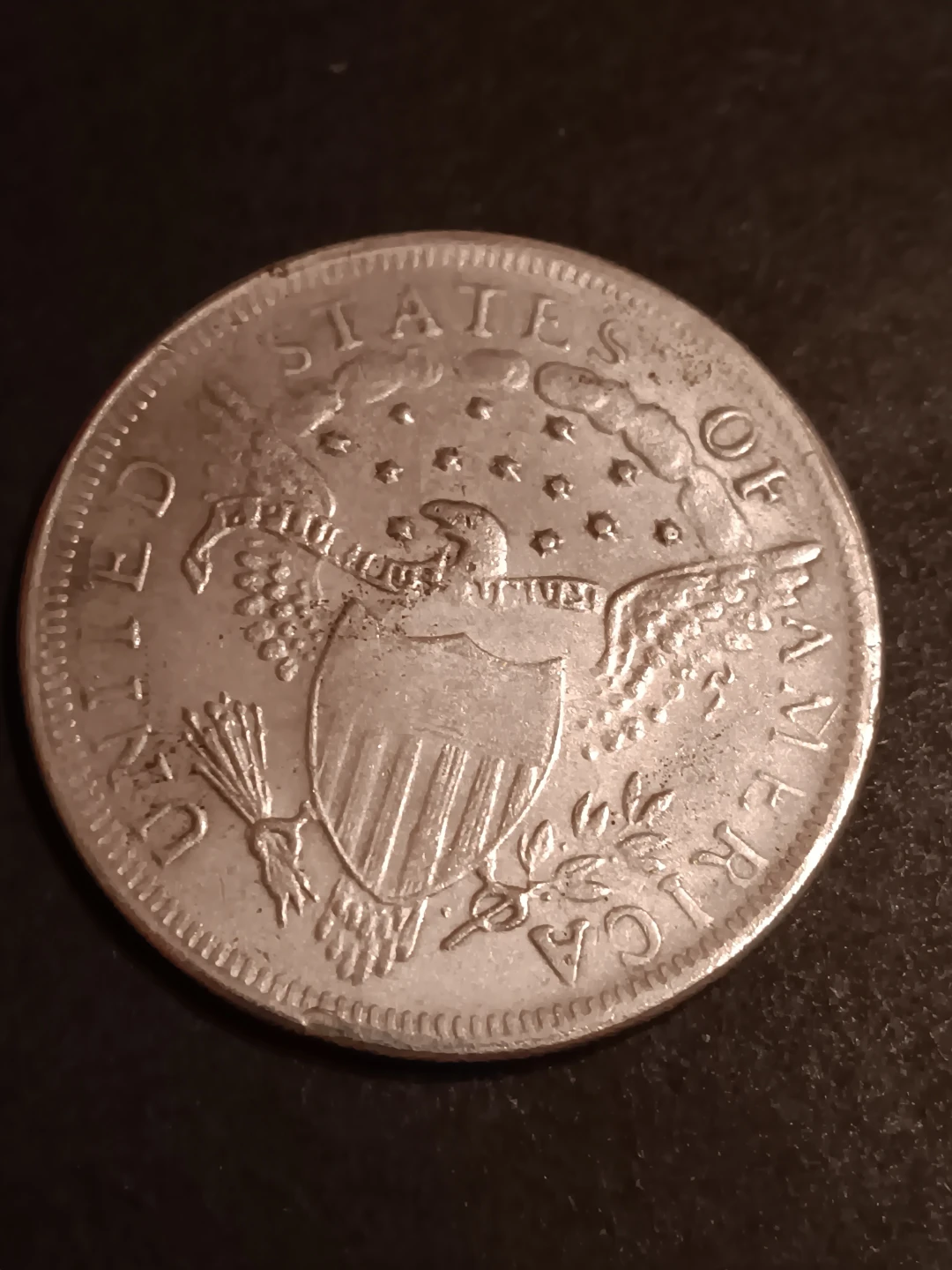 1801 SILVER DOLLAR REPLICA COIN. - photo 5