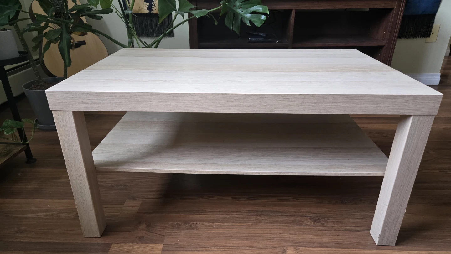 IKEA LACK Coffee Table – White Oak
