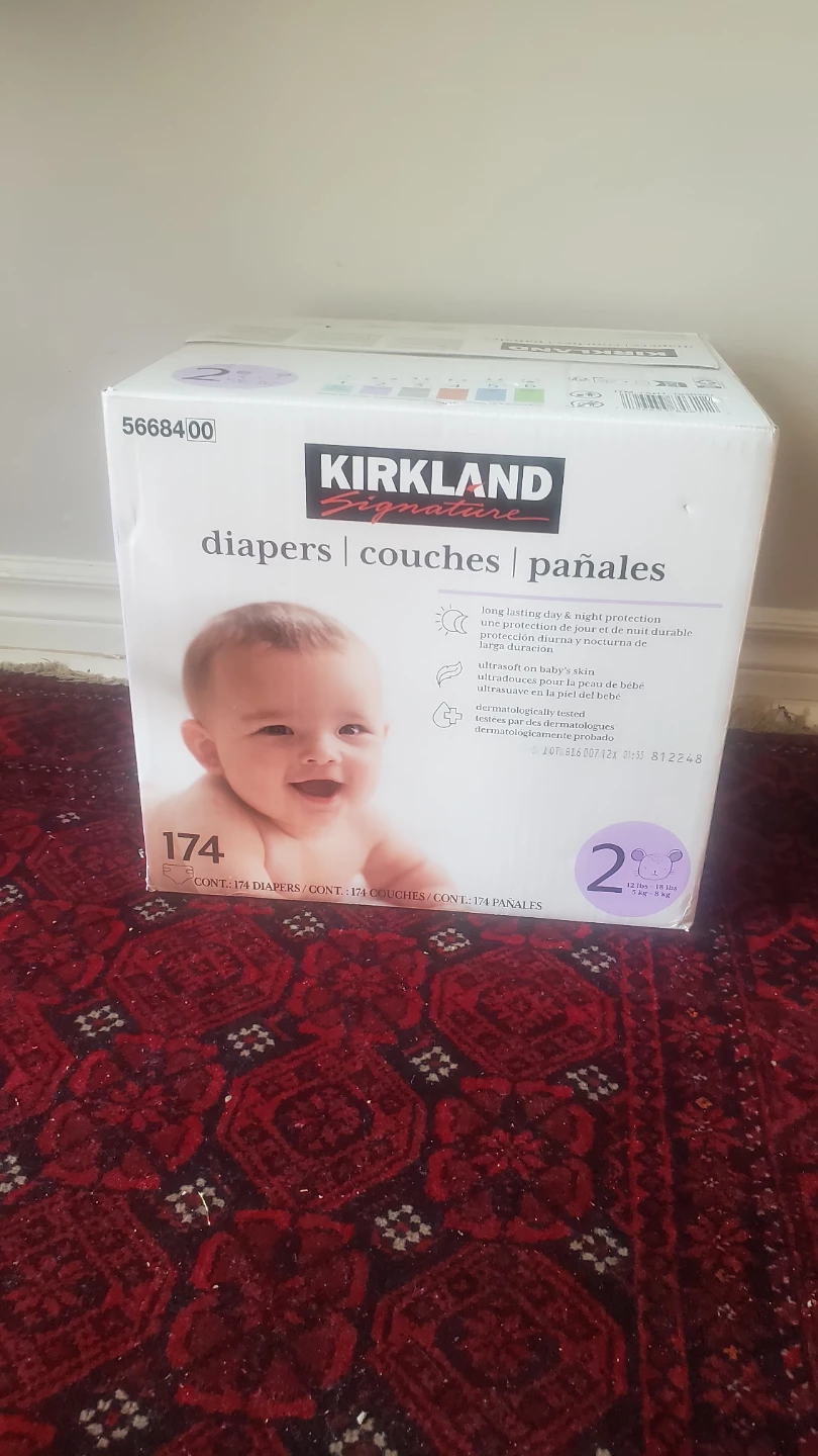 Kirkland Signature Diapers Size 2 (174 Count) - photo 2