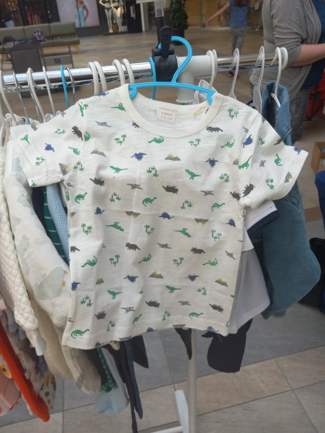Kids' Dinosaur T-Shirt - White - 2-3 Years - photo 4