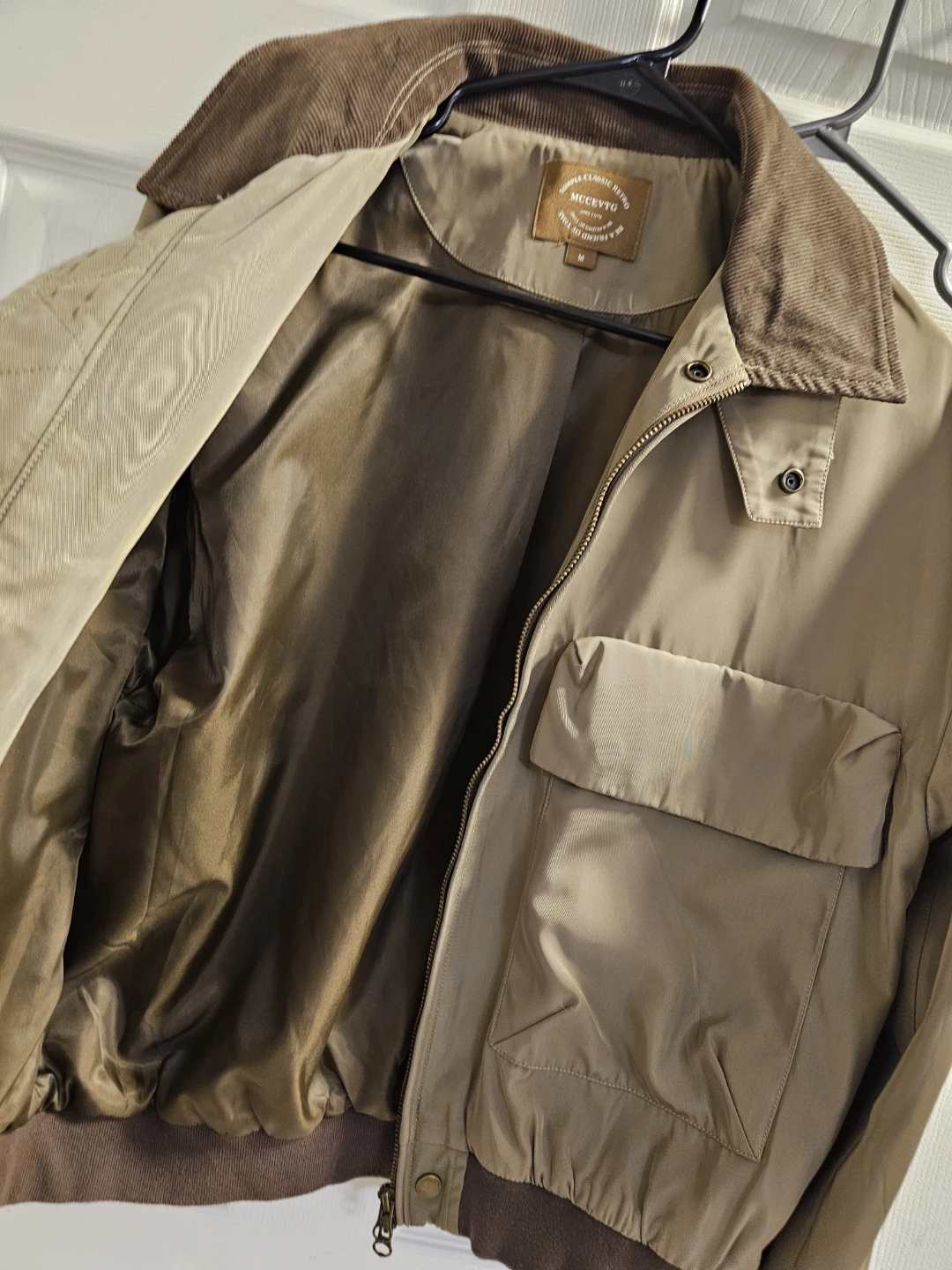 MCCEVTG Men's Bomber Jacket Size M - photo 3