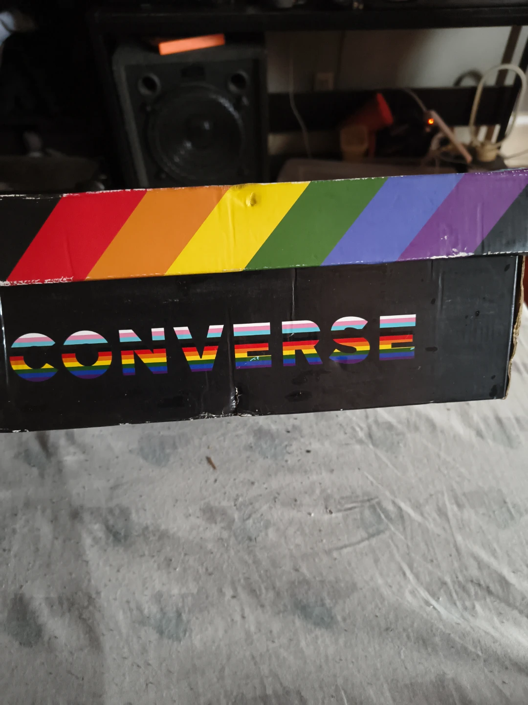 Converse Rainbow Pride Platform Sandals - Size 8 US / 41 EU