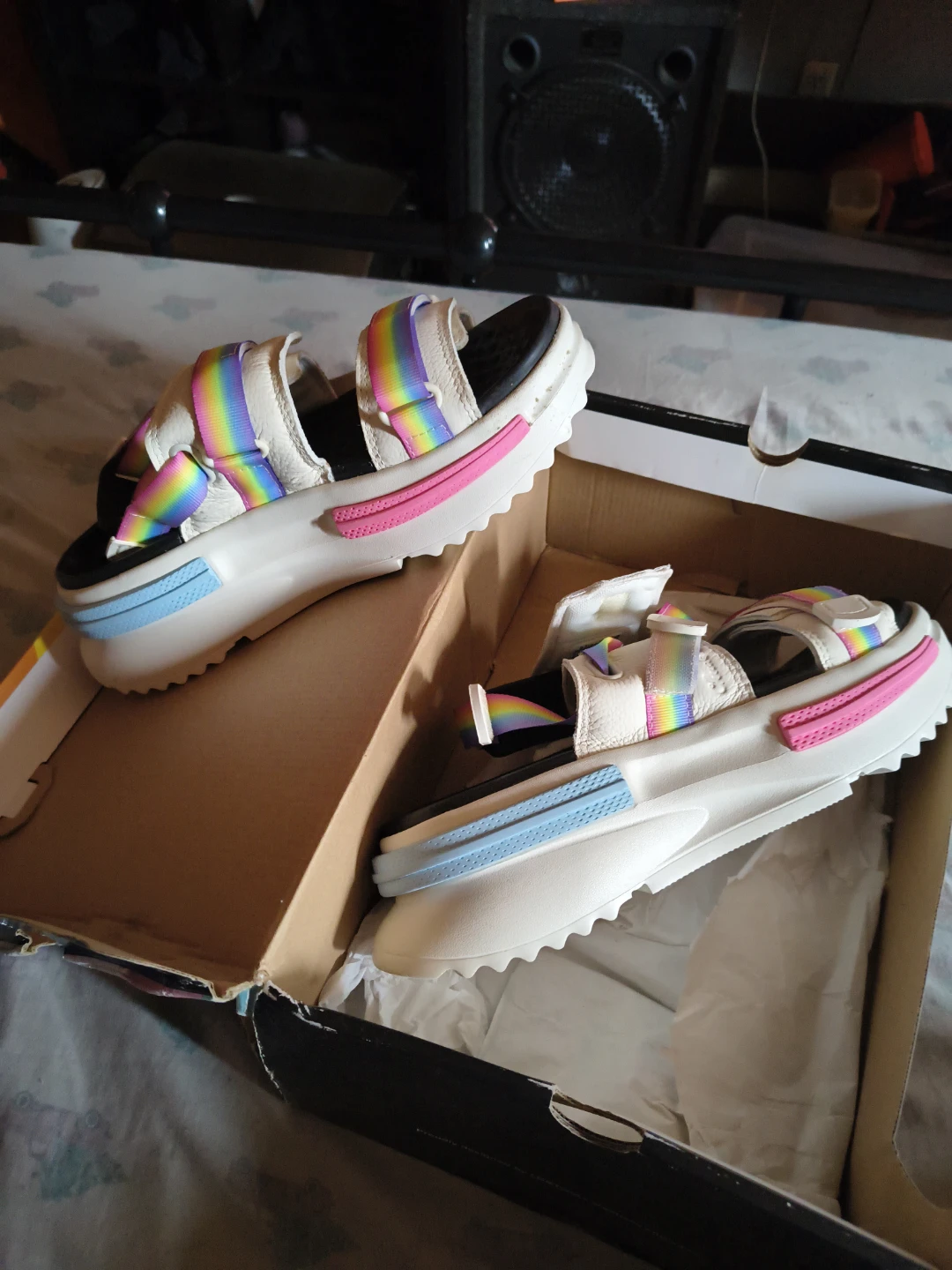 Converse Rainbow Pride Platform Sandals - Size 8 US / 41 EU - photo 2