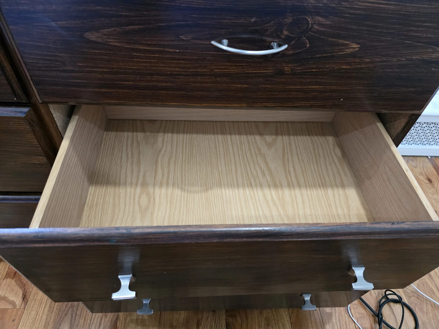 Dark Wood 6-Drawer Dresser - photo 2