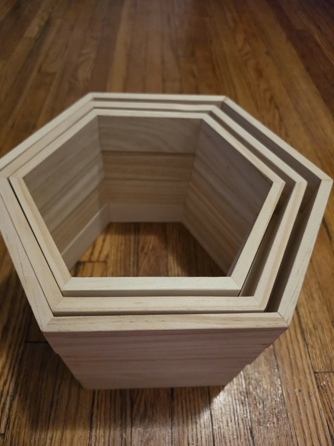 Set of 12 Hexagon (Honeycomb) Wood Shelves - photo 3
