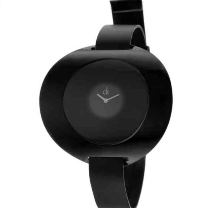 Calvin Klein Women's Round Watch - Black Leather - photo 2
