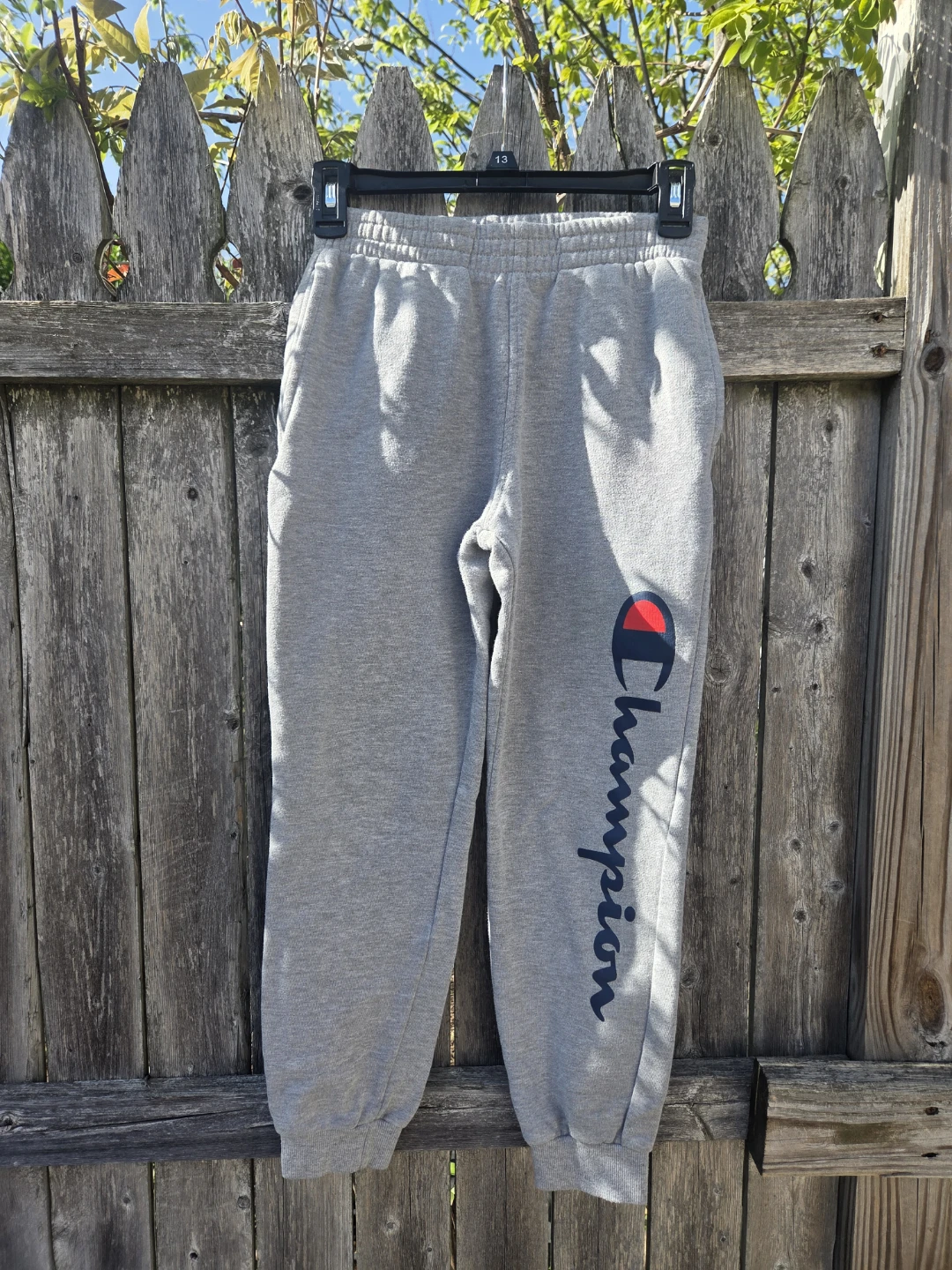 Champion Grey Jogger Sweatpants Size M