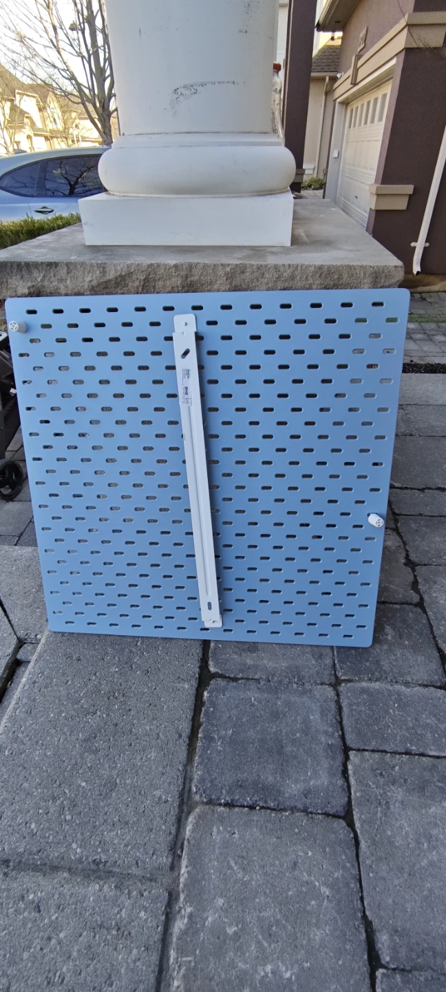 Blue Pegboard Panel with Accessories 22x22 inch - photo 2