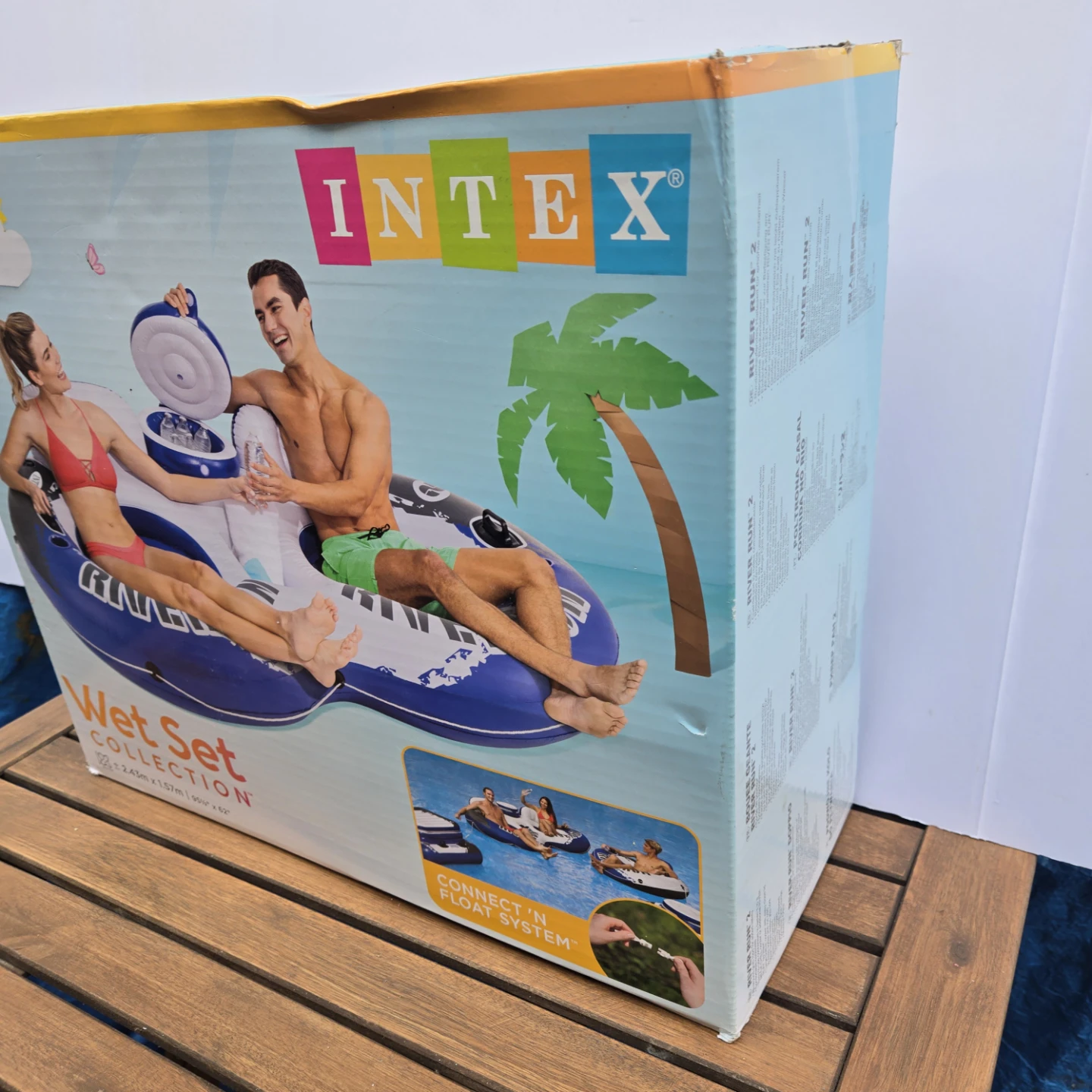 Brand new intex double tube river floaty
