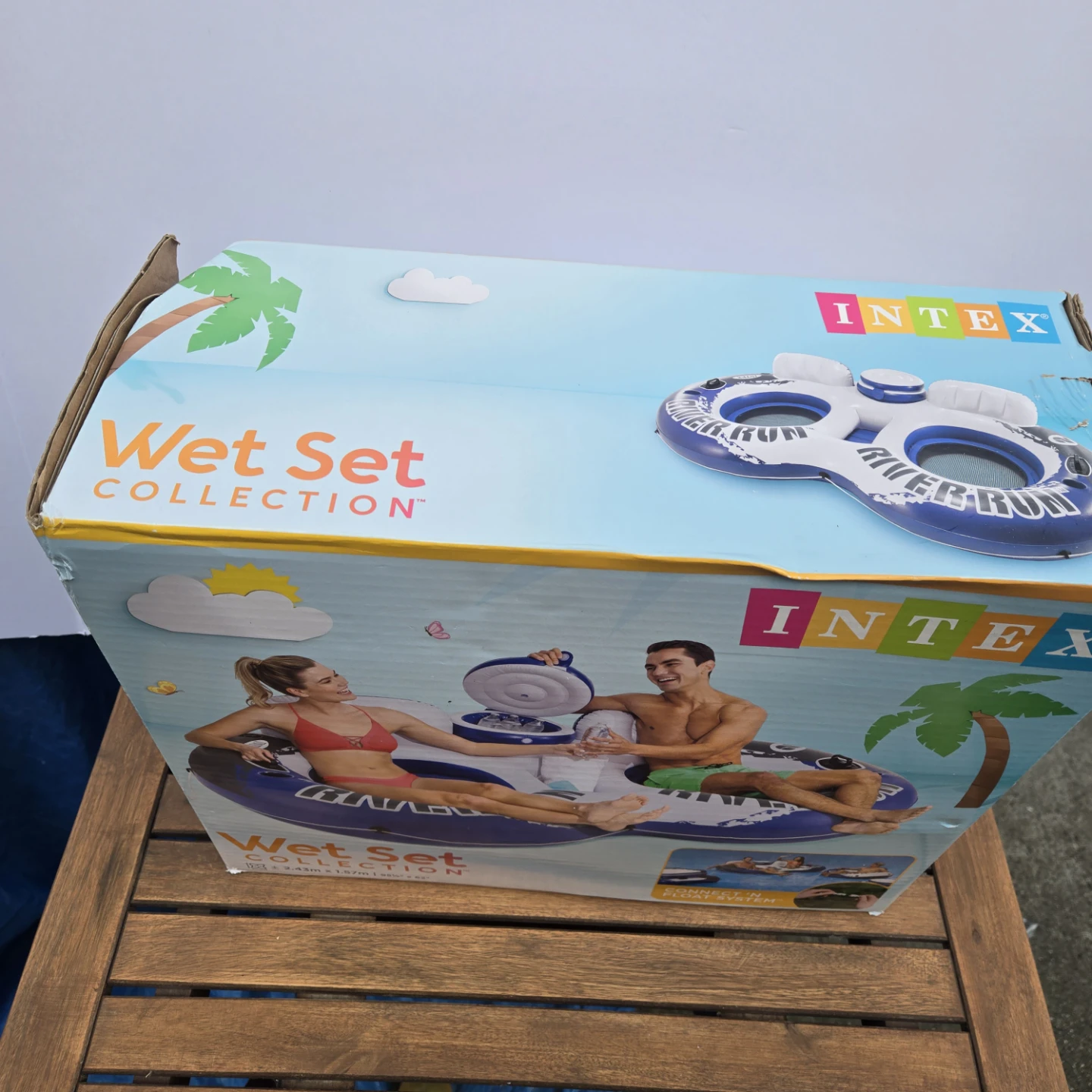 Brand new intex double tube river floaty - photo 3