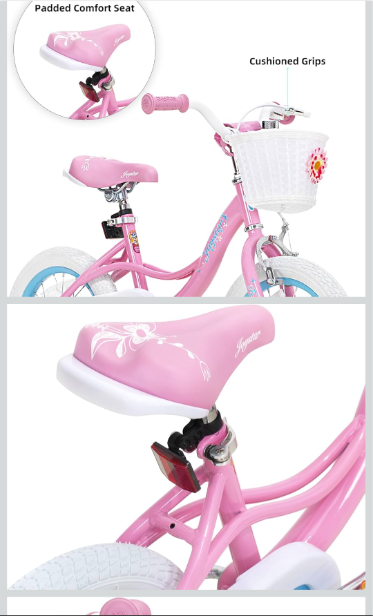 Road Fairy 12 " Chromewheels Girls Bicycle + Helmet - photo 3
