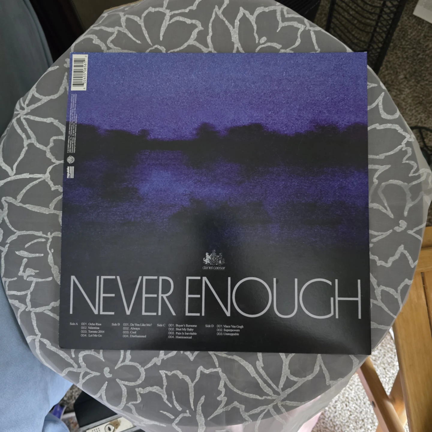 Daniel Caesar Never Enough Vinyl Record