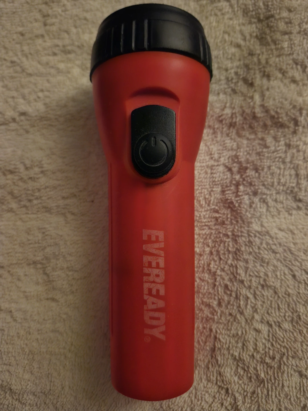 Flashlight new red with black, Eveready