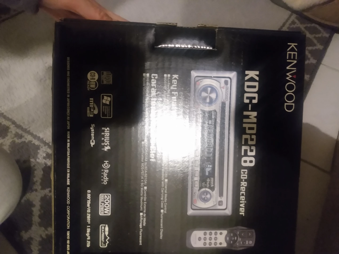 Kenwood KDC-MP228 CD Receiver