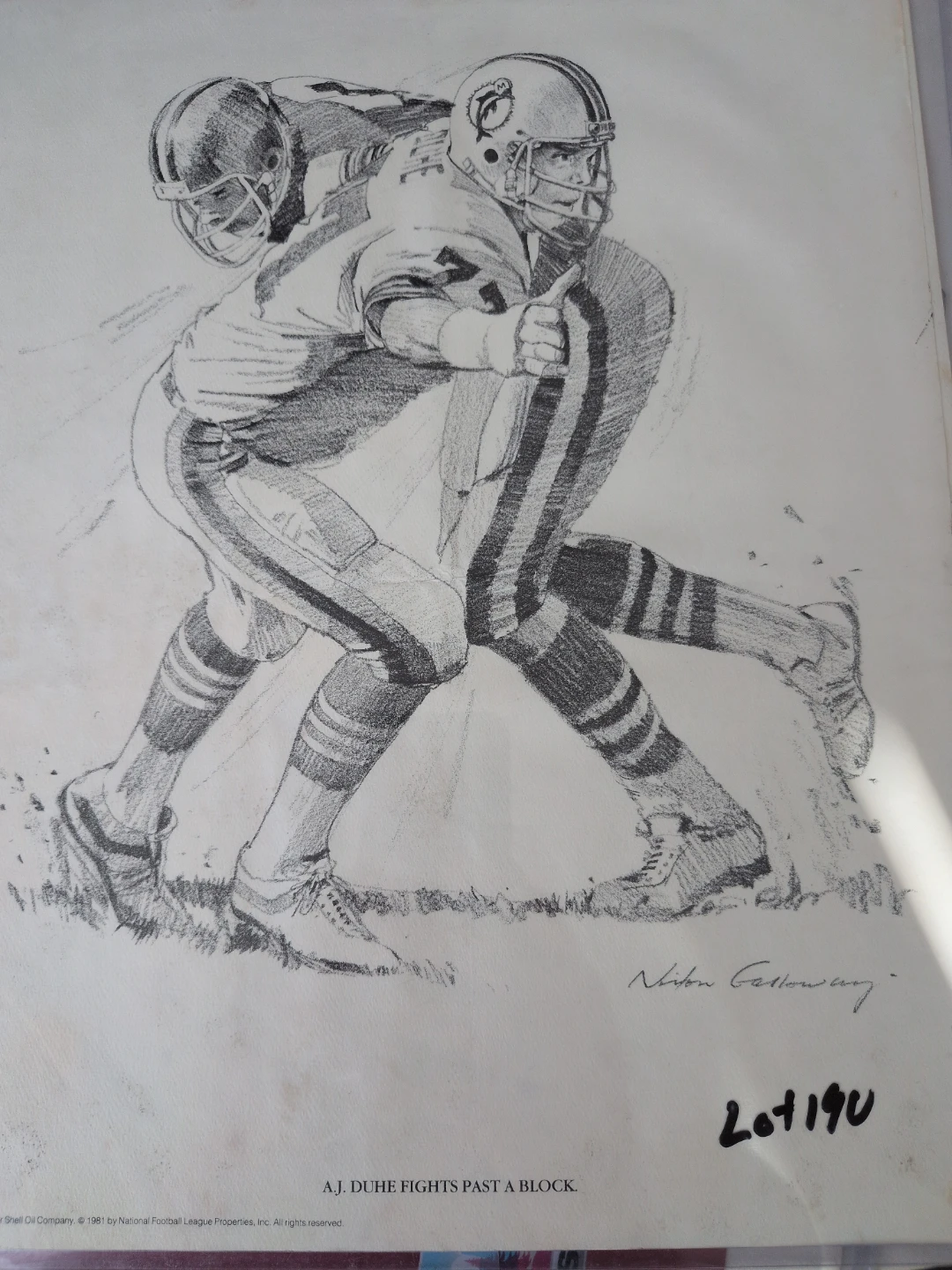 Miami Dolphins NFL memorabilia from SHELL - photo 4