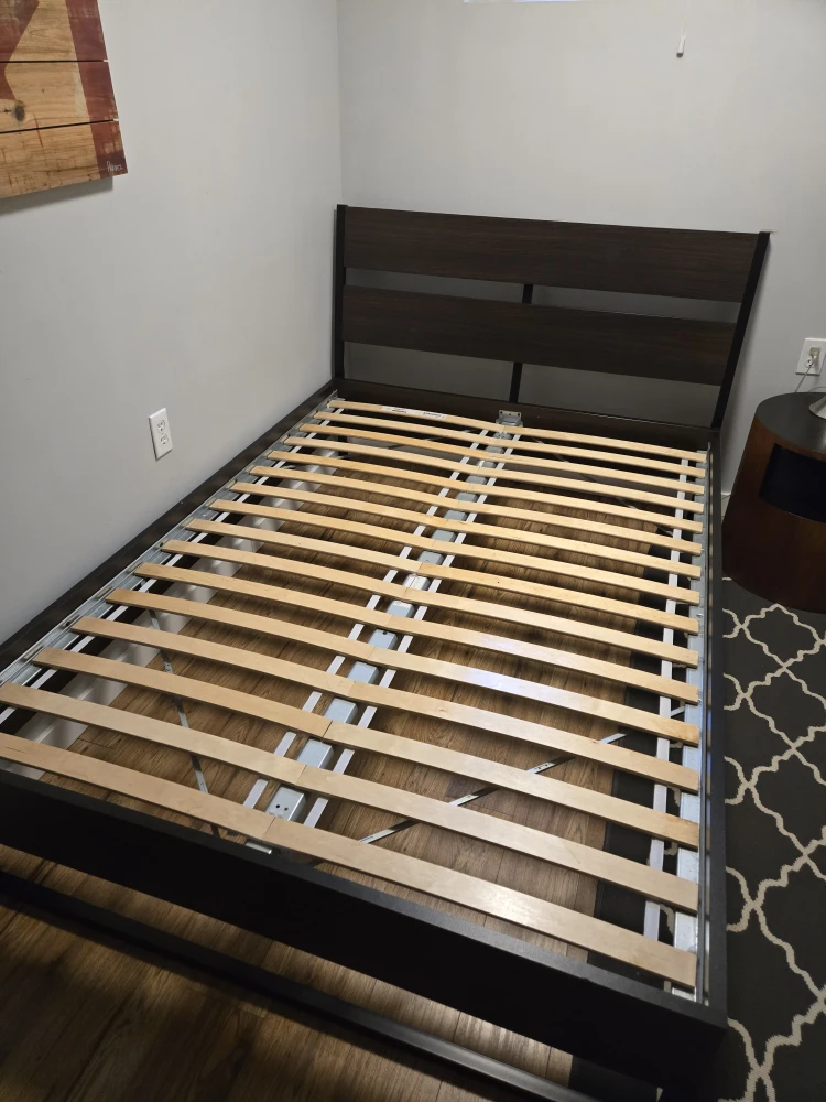 Full / Double Bed Frame with Slats - photo 2