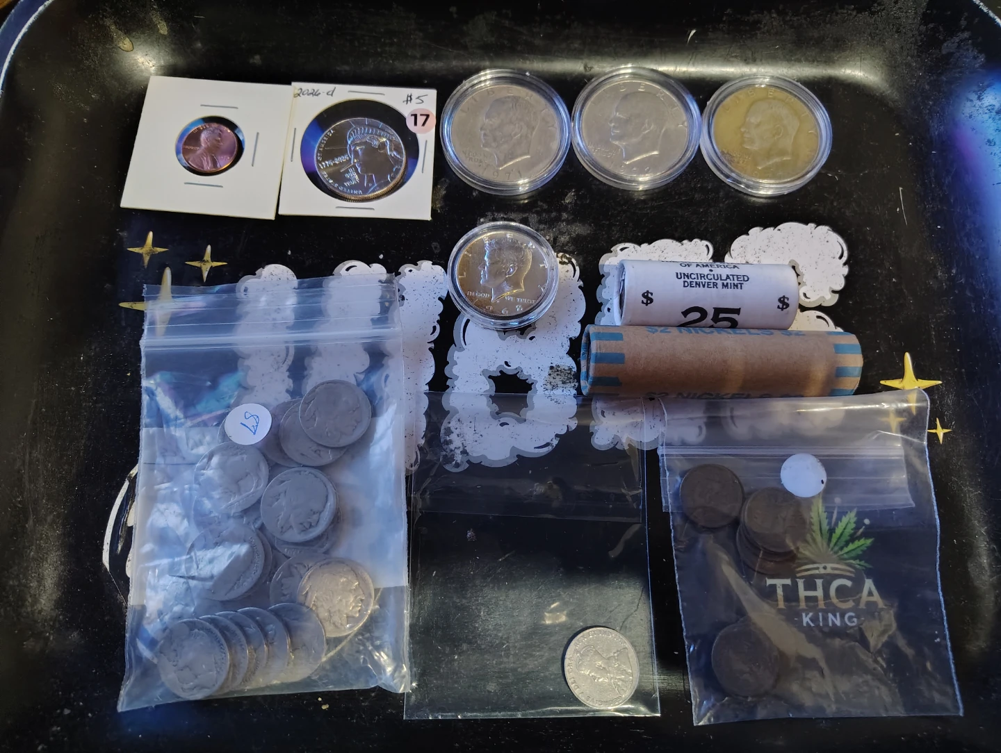 Assorted US Coin Collection - Dimes, Nickels, Quarters, Pennies