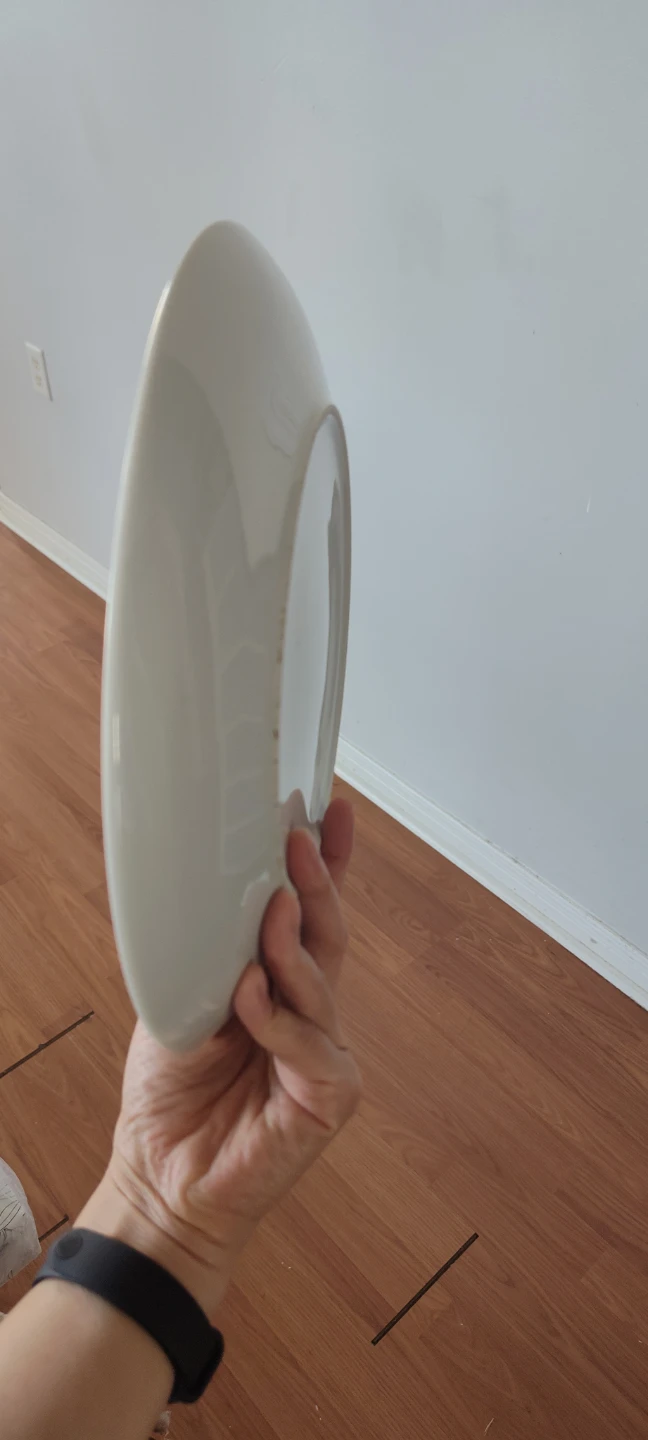 White Dinner Plate - photo 2