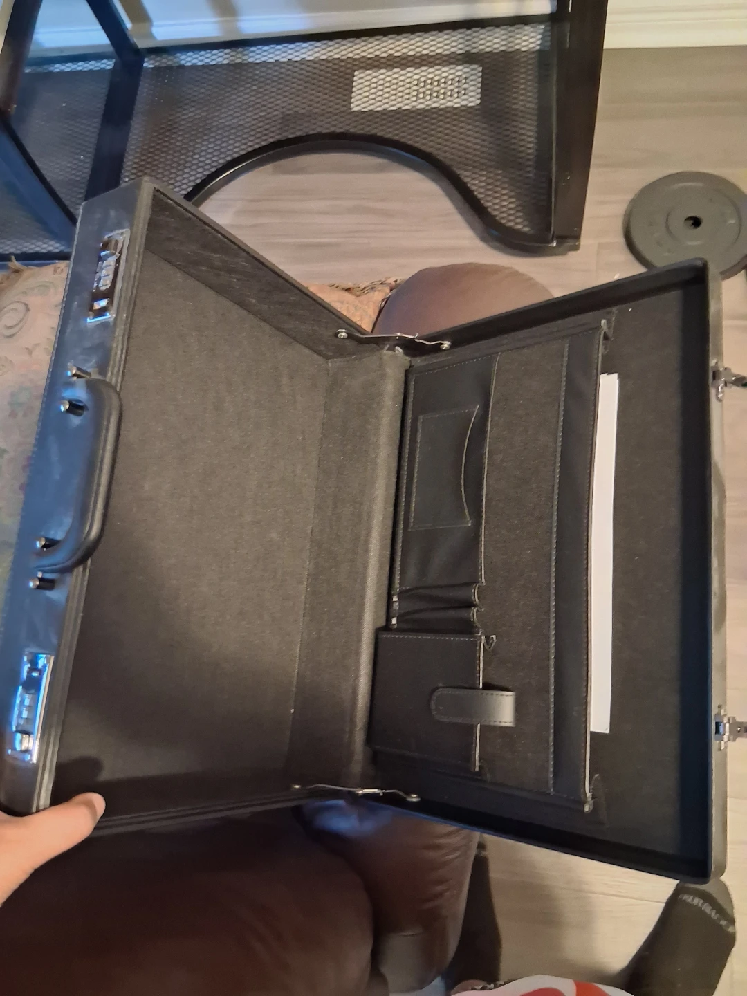 Black Briefcase with Combination Lock - photo 2