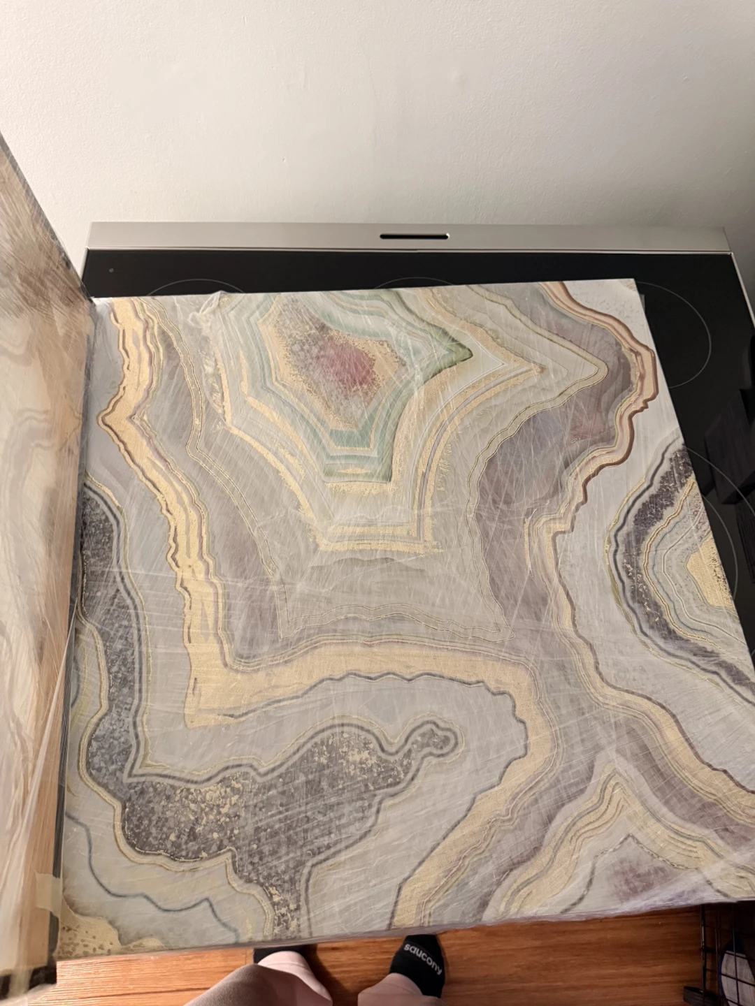2 Agate Print Canvas Wall Art