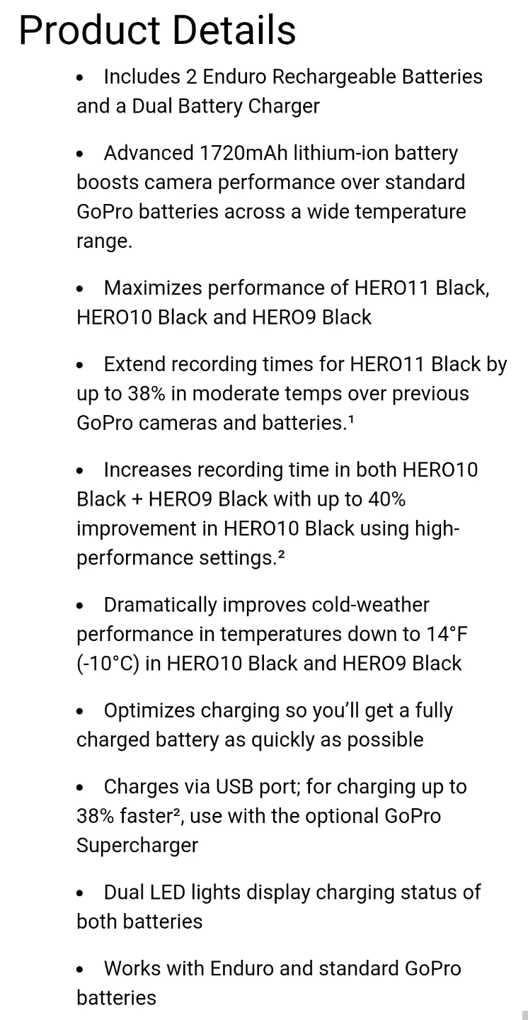 GoPro Dual Battery Charger + Enduro Batteries 🔋🔌📷 - photo 5