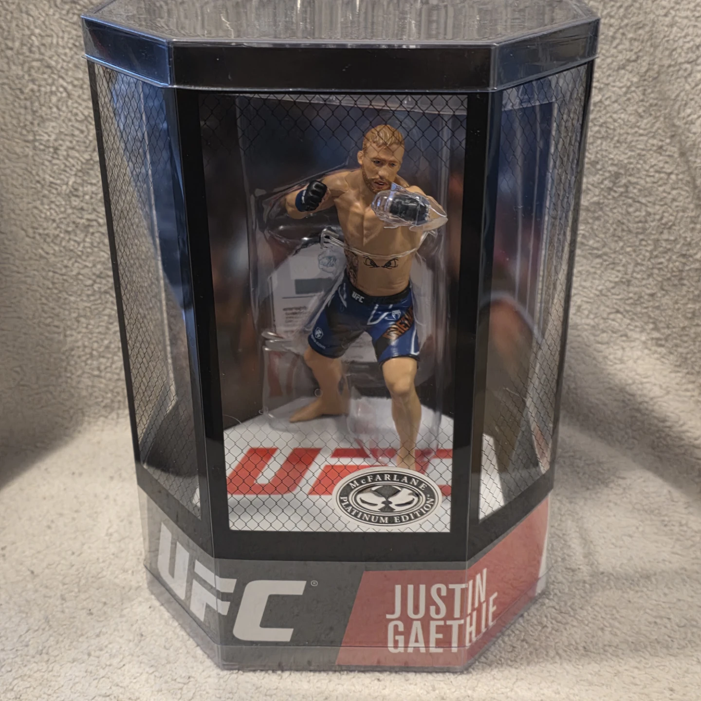 UFC Justin Gaethje Platinum Edition Figure