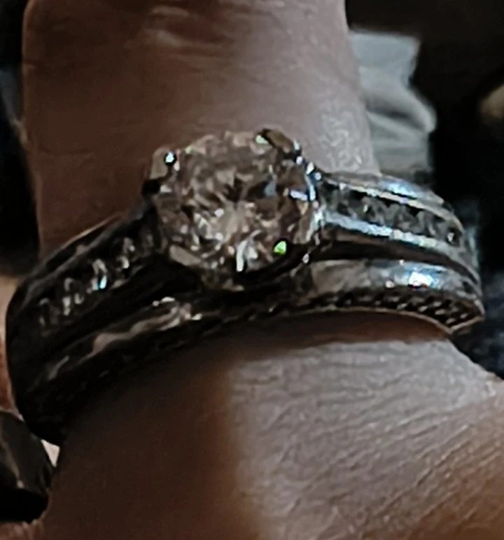 Sterling Silver Ring with Cubic Zirconia