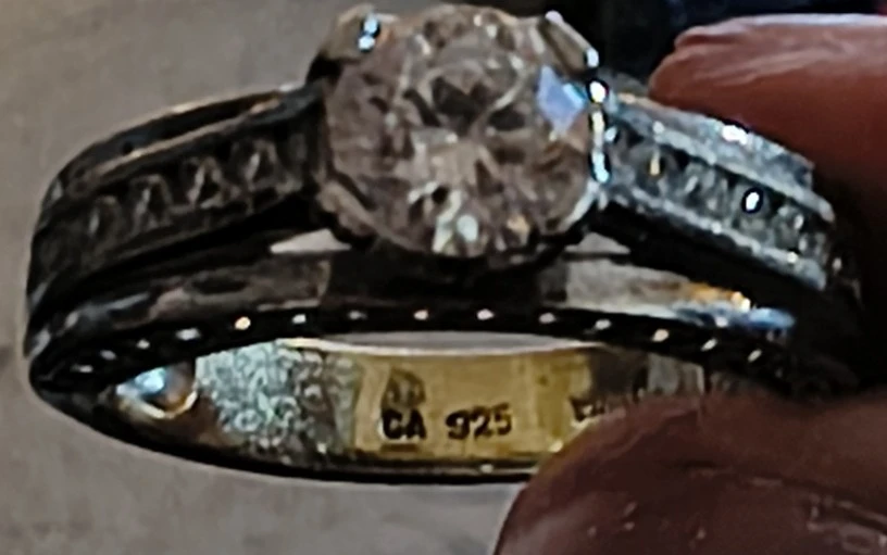 Sterling Silver Ring with Cubic Zirconia - photo 4