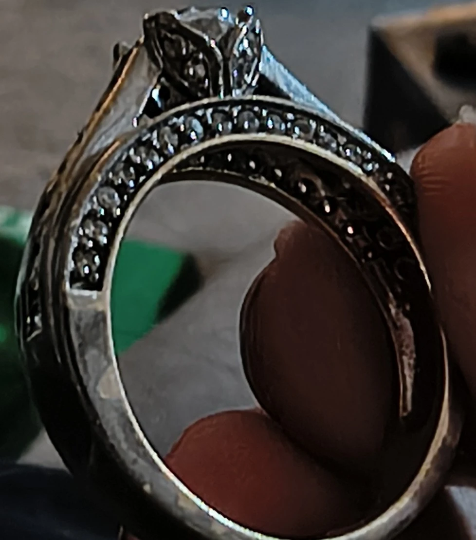 Sterling Silver Ring with Cubic Zirconia - photo 5