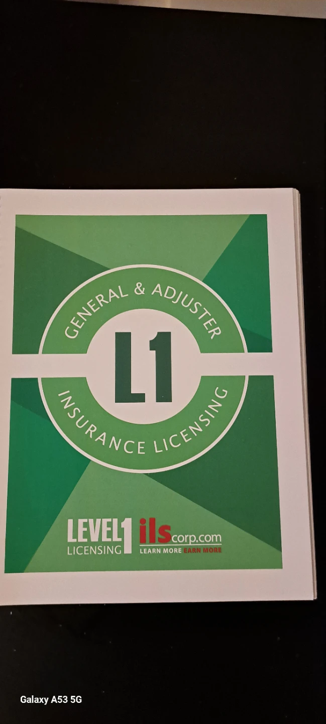 RIBO LEVEL1/OTL Insurance Licensing Book