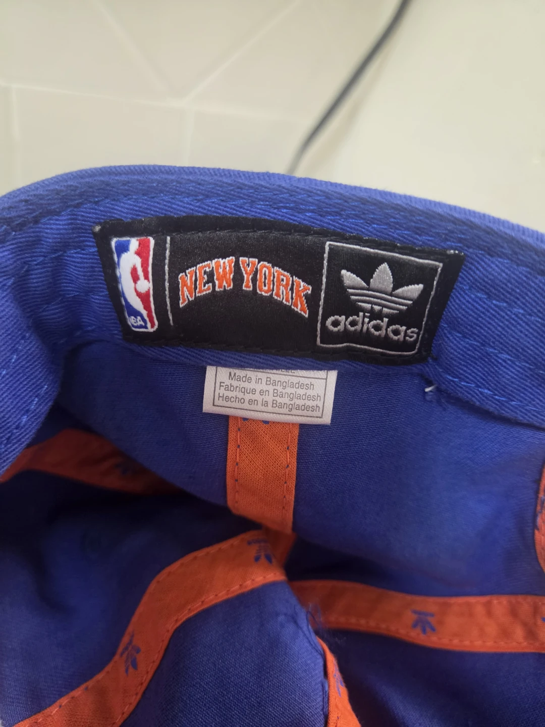 Adidas New York Knicks Baseball Cap - photo 3