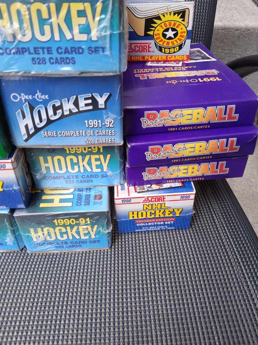 Cleaning out garage hockey cards - photo 3