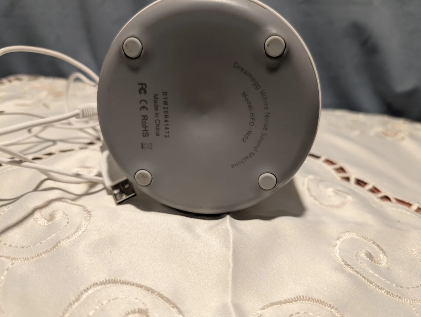 DreamEgg White Noise Sound Machine HFD W02 - photo 3