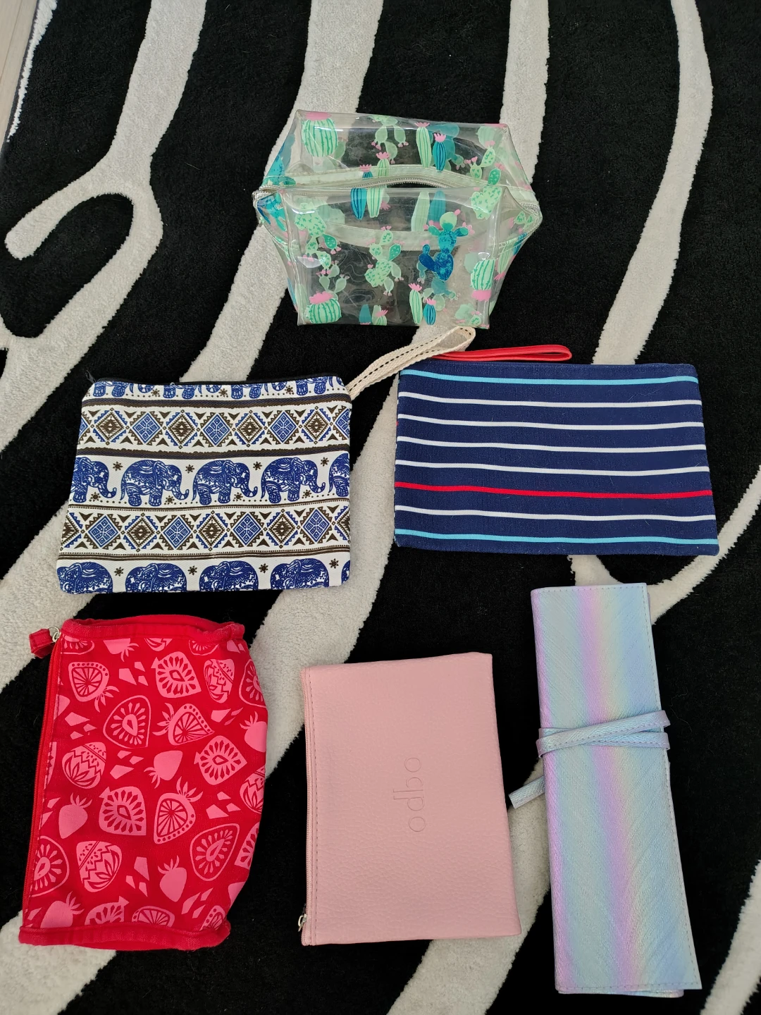 Assorted Pouches and Cases makeup