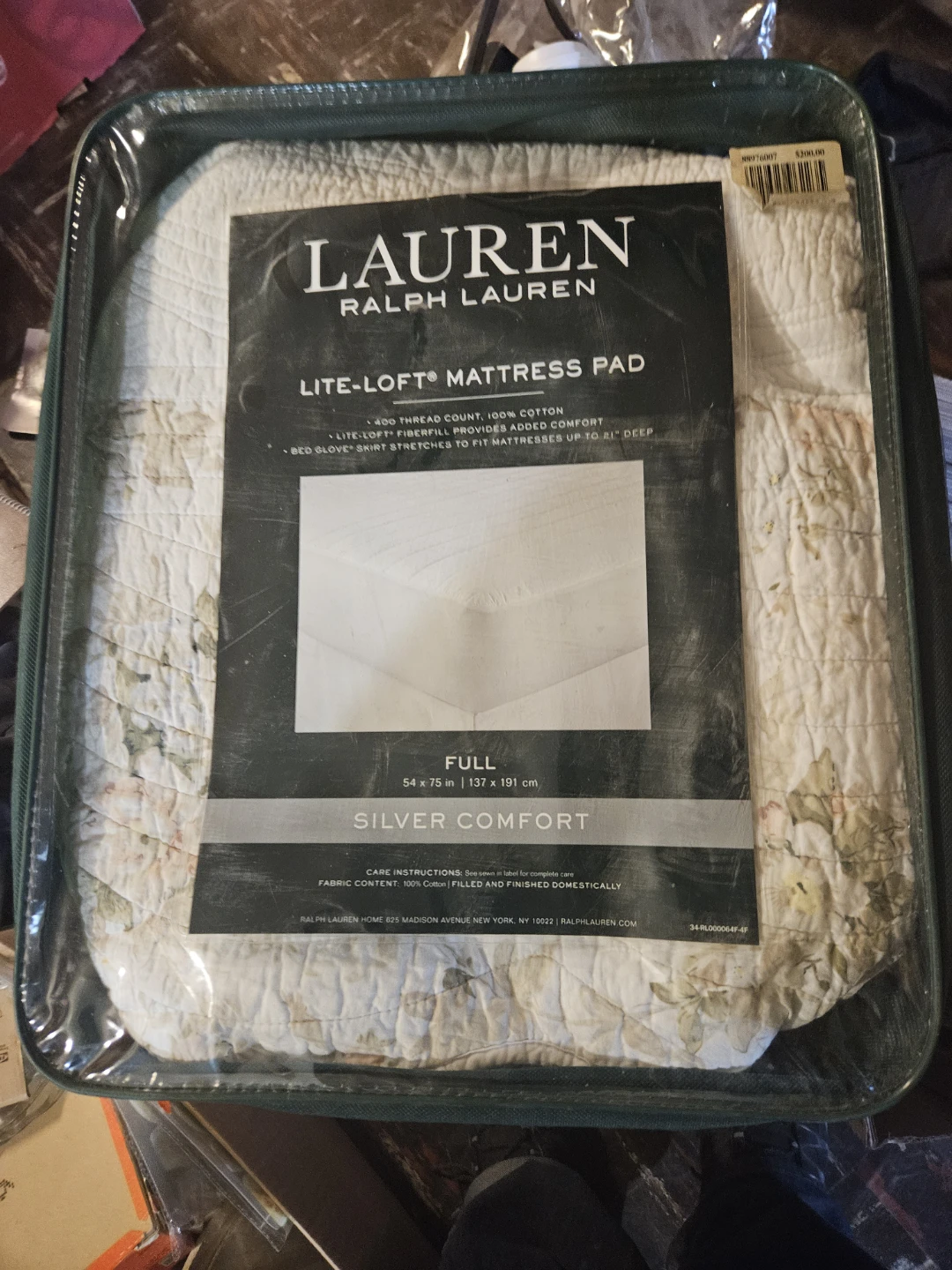 Lauren Ralph Lauren Silver Comfort Full Mattress Pad - photo 4